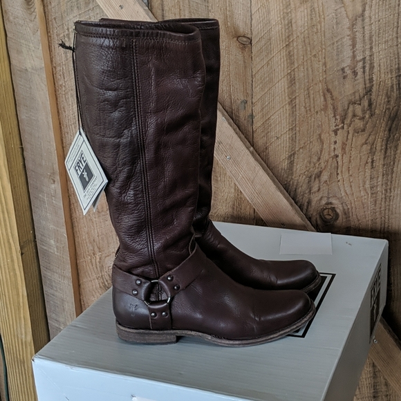 Frye Phillip Harness Tall boot - Picture 1 of 11